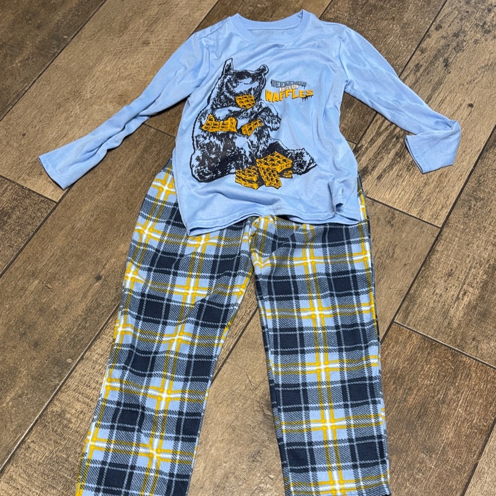 Wonder Nation Blue Graphic Pajama Set